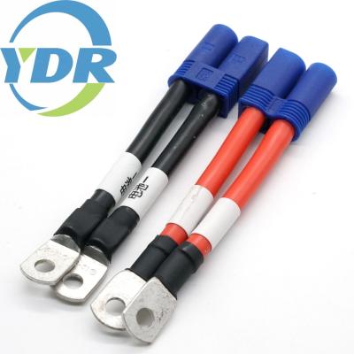 China EC5-F Silicone Battery Connector Cables 8AWG Plug And Play Wiring Harness With Sheath for sale