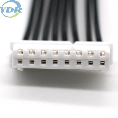 China JST XHP-8 1007 26AWG Black Female Connector XH2.5 Both Ends Wire Harness for sale