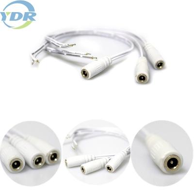 China 3.5mm DC Power Adapter Cable Electronic 24AWG Stripped and tinned Tail for sale