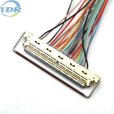 China Computer UL10064 32AWG Lvds Screen Cable DF14 to 111B40 Terminal for sale
