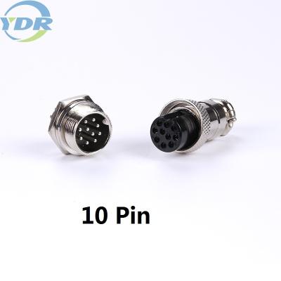 China Metal Wire Harness Connectors , Circular M16 Gx16 Connector 4 Pin for sale