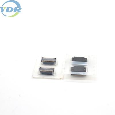China 0.8mm 2x12 Pin Circuit Board Connector Height 3-8.5mm female golden plated for sale