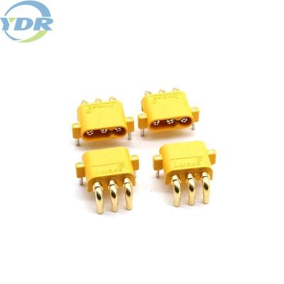 China MR30PW-M 3 Pin Battery Connector Horizontal Type PCB Pin Header Plug for sale