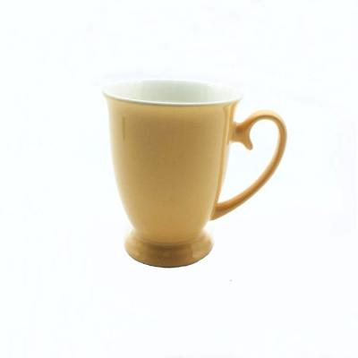 China SGS Certification High Footed Mini 8 Oz Ceramic Coffee Mugs , Marble Coffee Mugs for sale