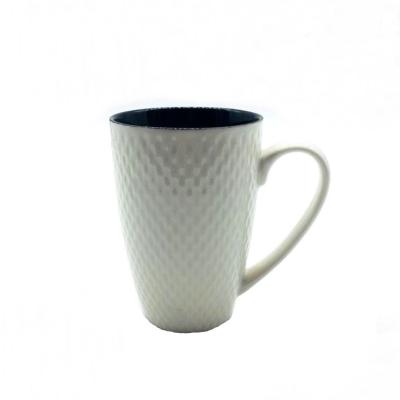 China White ODM Service 14oz Porter Ceramic Mug Customized Daily Use for sale