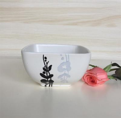 China Matt Off White 6 Inch Cereal Bowls for sale