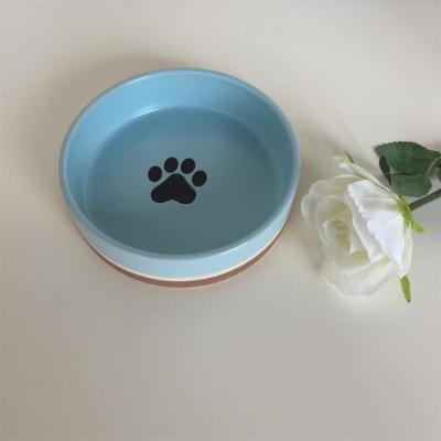 China Customized Ceramic Pet Food Bowl for sale
