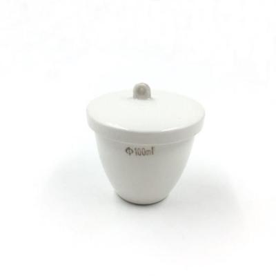 China 60ml Porcelain Crucible With Cover for sale