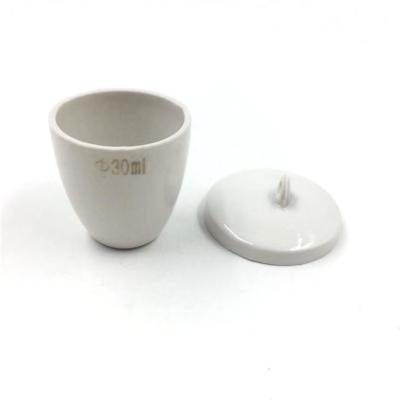China 20ml Anti Corrosion Ceramic Crucible High Temperature Resistance for sale