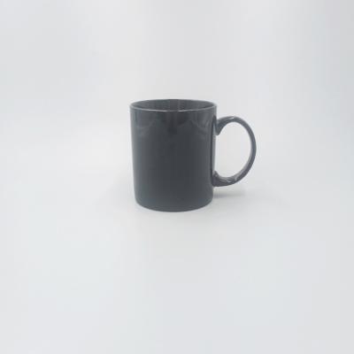 China Black Ceramic Big Capacity Promtional Mug Stoneware Drinkware Type Cheap Ceramic Mug for sale