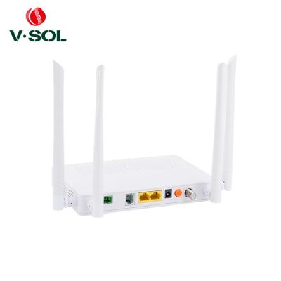China HG323ACT GPON ONT XPON ONU 2GE 1POTS WiFi CATV Compatible With OLT for sale