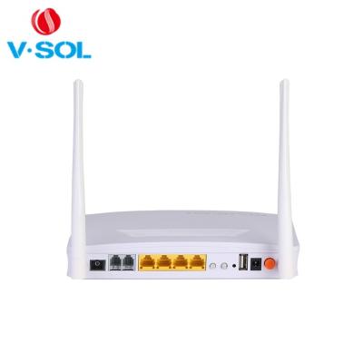 China XPON GPON EPON ONT Router HG326RG With 1GE 2POTS WiFi USB for sale