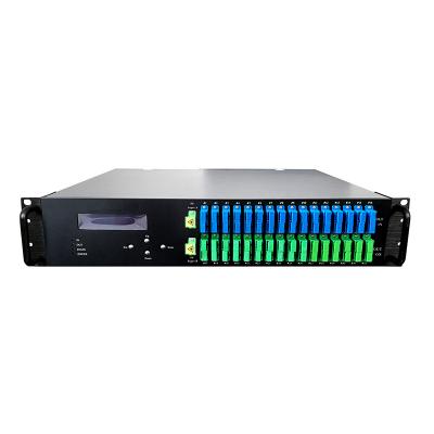China 1530 - 1560nm CATV Optical Amplifier EDFA 32 Outputs Ports With SC / APC Connector for sale