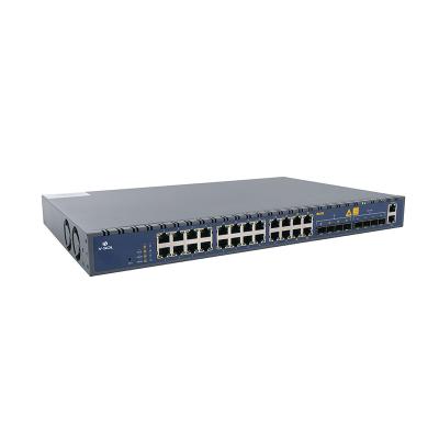 China Layer 3 Managed 24 Gigabit Switch 10 100 1000 Mbps 4 10G SFP Slots Switch for sale