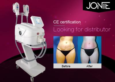 China 4-6cm fat reduction Cryolipolysis slimming machine / 4 working heads fat freezing / 12 hours non-stop working slimming for sale