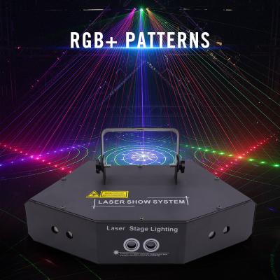 中国 New Disco 6 Eyes Laser Strobe Stage Light RGB Led Decoration Party Lights Projector DJ Light For Disco Ktv 販売のため