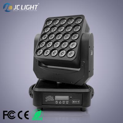 China New Professional DJ Stage Lighting 5x5 Matrix 25x12w Rgbw 4in1 Led Beam Moving Head Light For Stage for sale