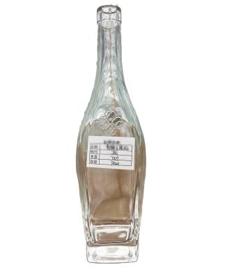 China Brandy XO Luxury Cognac garrafa de vidro 700 ml produzida diretamente com material de base de vidro à venda