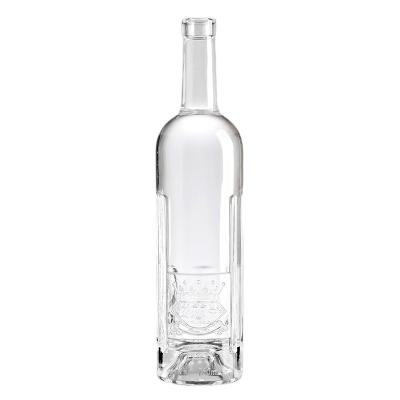 China Glass Material 2021 Bouteil Verr 1L Vis for Jus YunCheng GuanYu Bottle Champagne Bottle for sale
