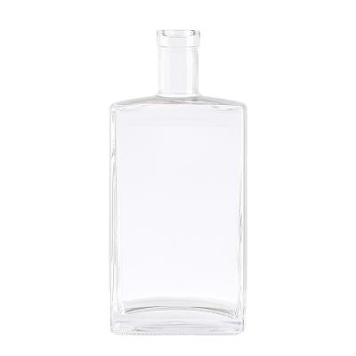 China Botella de vidrio congelado de 500 ml para decoración industrial del hogar Botella de licor en venta