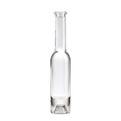 China Clear Glass Collar Top Selling Wine Organic Bottle for Clients' Specific Requirements for sale