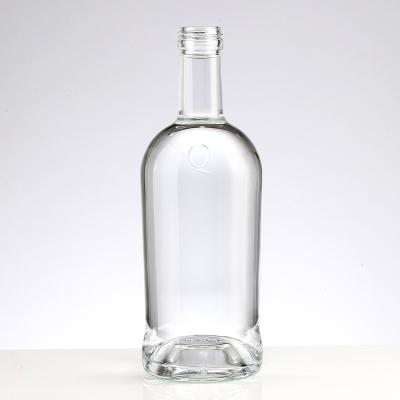 China 500ml 700ml 750ml 1000ml Glass Bottle for Liquor Vodka Gin Whiskey Base Material Glass for sale