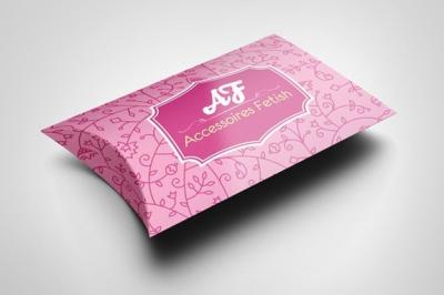 China Gloss Art Paper Pillow Box Packaging CMYK Printing , Paper Pillow Box for sale