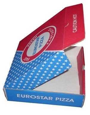 China Custom Ecofriendly Paper Pizza Box Packaging CMYK Printing OEM Design for sale