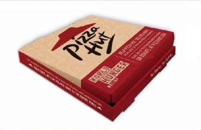 China Pizza Hut Paper Box , Pizza Box Packaging , Custom Pizza Box , Inch Pizza Box for sale