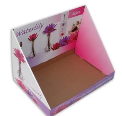 China Corrugated Paper Display Box ,  Custom Printing Display Boxes Packaging for sale