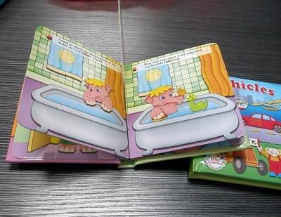 China Children's Cardboard Book , Custom Printing Children's Book , Paperboard Book for sale
