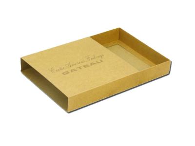 China China Manufacturer Cheap Custom Logo Slide Drawer Shape Paper Pizza Box , Brown Color Kraft Paper Pizza Box Packaging for sale