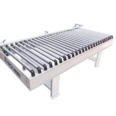 China Plate Machine Connection Customized Powered Roller Table Conveying System Cinta Transportadora Curva en venta