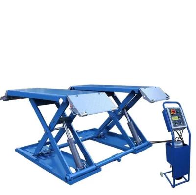 China 1.2m 4t Scissor Car Lift Movable Car Hydraulic Lift CE for sale