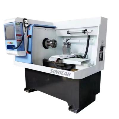 Chine 0 - 1440r/Min Machine à tourner les jantes en alliage CNC machine à réparer les jantes des roues automatiques à vendre