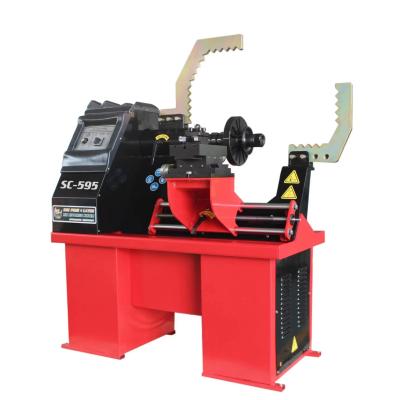 Chine SC-595 Machine de réparation de jantes équipement de redressement de roue en alliage Pression hydraulique à vendre