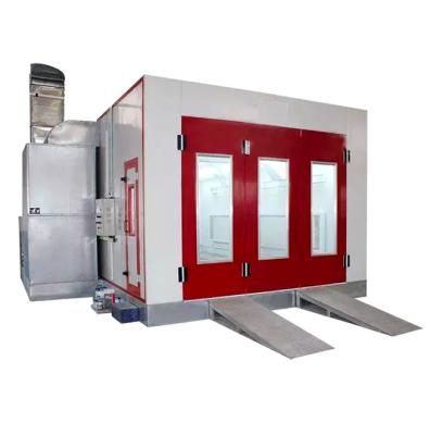 China Fire Resistant Wall Car Spray Booth Commercial Vehicle Spray Booth With Floor Filter for sale