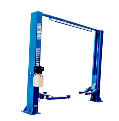 China Clear Floor 2 Post Car Lift 4000kg Garage Lifting Equipment for sale
