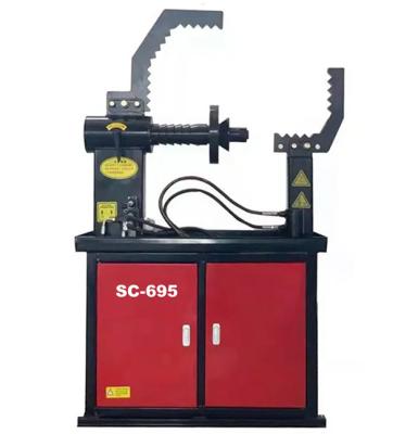 China SC-695 Felgenreparatur Hydraulische Felgengerichtungsmaschine Radformmaschine Felgendrehmaschine zu verkaufen