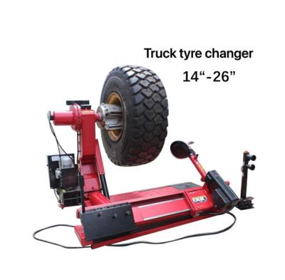 China 3.2CBM Fully Auto Tire Changer Hydraulic Wheel Changer Truck Wheel Changing Machine for sale