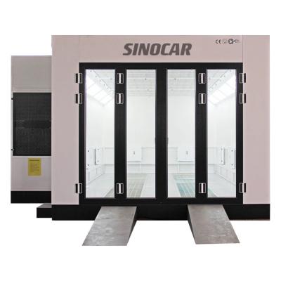 Cina Fire Resistant Wall Safety Door Automotive Paint Booth with 2-Stage Filter in vendita