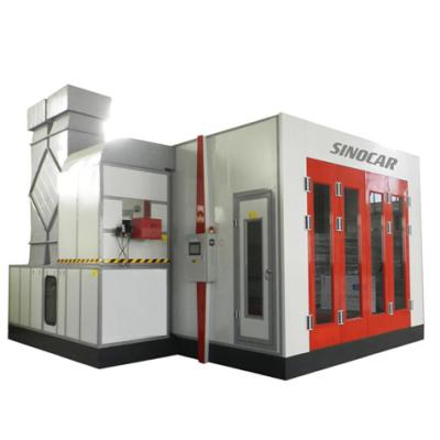 China Four Offs Sheetmetal Front Door With Glass Car Spray Booth with Manual Control en venta