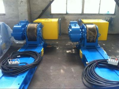 China Industry 40T Lead Screw Rotary Welding Rotator With PU Rollers for sale