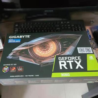 China Three Fans Graphic Video Cards NVIDIA Gigabyte RTX 3060 GAMING OC 12G GDDR6 for sale
