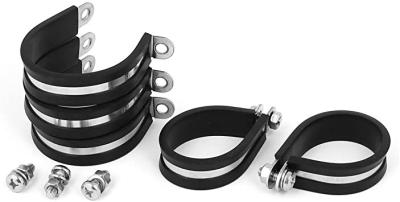 China Stainless steel loop clamps | Loop clamps | hose clamp with rubber with 304 stainless steel, 316 stainless steel for sale