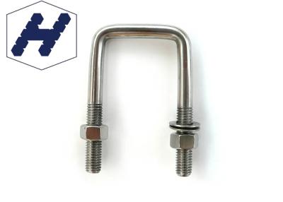 China Hot Dip Stainless Steel U Bolts ASTM Certificate M6 U Bolts With Nut for sale
