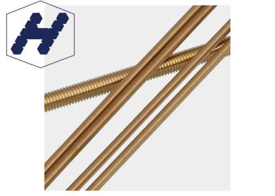 中国 Ss316銅によって通される棒M12はめっきされた二重通されたスタッドを亜鉛でメッキする 販売のため