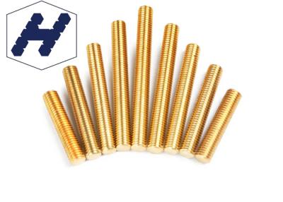 China Full Copper Threaded Rod Tin Nickel Plated ISO9001 Certificate for sale