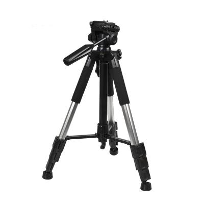 China Q111 590mm Mobile Video Recording Stand , FCC Travel Fluid Head Video Tripod for sale