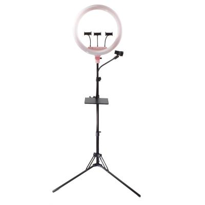 China Factory price 21 Inch 54 cm LED Ring Light 3000-6000K Dimmable with 3 phone holder for Video Studio Photography Lighting for sale